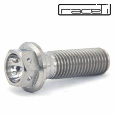 M10 X 30mm x 1.5 Titan Sechskant Flansch Gebohrt Bolt Ti Schraube 30 Race