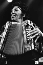 American Accordian Player Queen Ida Performs At The Paradiso 1988 Old Photo