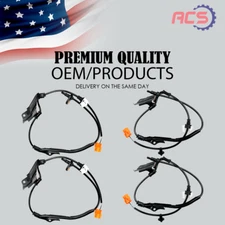 4X Right & Left ABS Wheel Speed Sensor OEM For Honda Accord Acura TSX 2.4L 3.0L