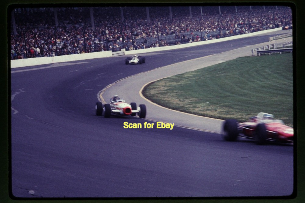 Indianapolis 500 Race Cars in 1969, Ektachrome Slide aa 15-7b