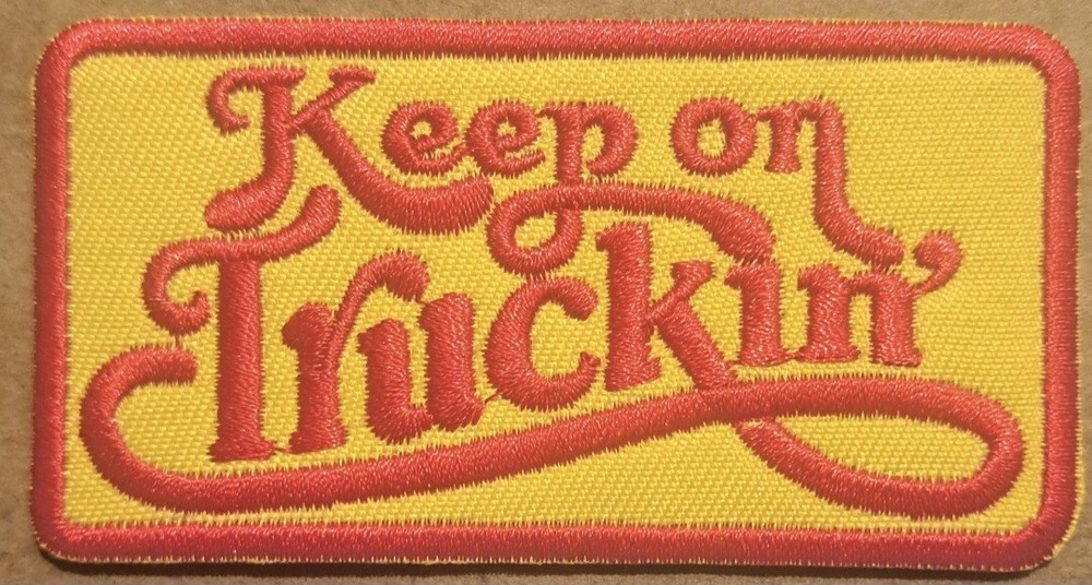 Keep on Truckin' Mr. Natural Robert Crumb embroidered Iron patch counterculture