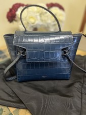 Celine Nano Belt Bag In Blue