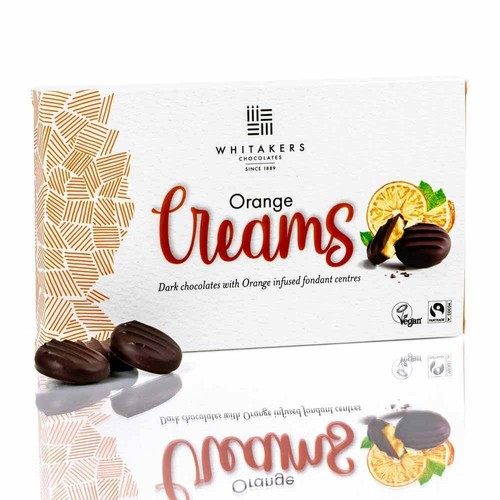 Whitakers Coffee Creams Orange Creams Strawberry violet pink gin mint