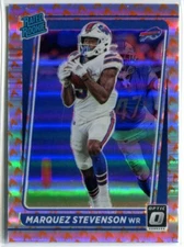 MARQUEZ STEVENSON 2021 Donruss Optic FIRE PRIZM SSP Buffalo Bills