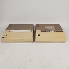 Lot of 2 3M Whisper Writer 1000 Teleprinters Printers 1480 & 1980AA AS-IS