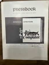 Vintage Original 1972 WB Philip Roth Portnoy's Complaint 11" x 14" Pressbook