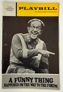Playbill May 1972 – A Funny Thing Happened on the Way to the Forum 