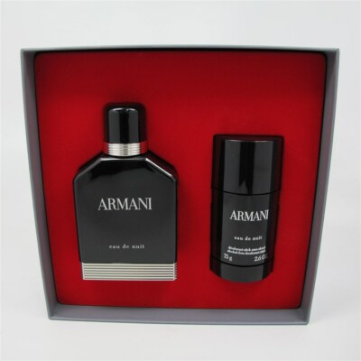 ARMAANI Eau de Nuit セット ARMANI EAU DE NUIT by Giorgio Armani 2 Pcs Set: 3.4 oz EDT Spray