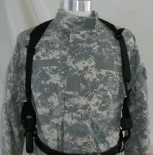 USA Mfg Cross Draw Glock 17 Shoulder Holster with 2XMag pouch Left Or Right side