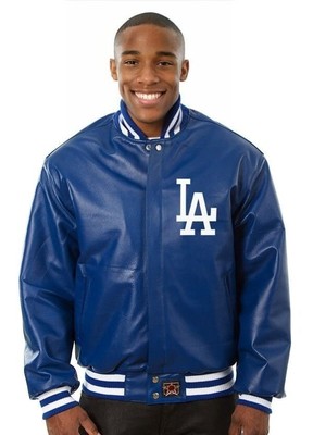 Los Angeles Dodgers Real Leather Jacket USA Baseball Letterman MLB Jacket