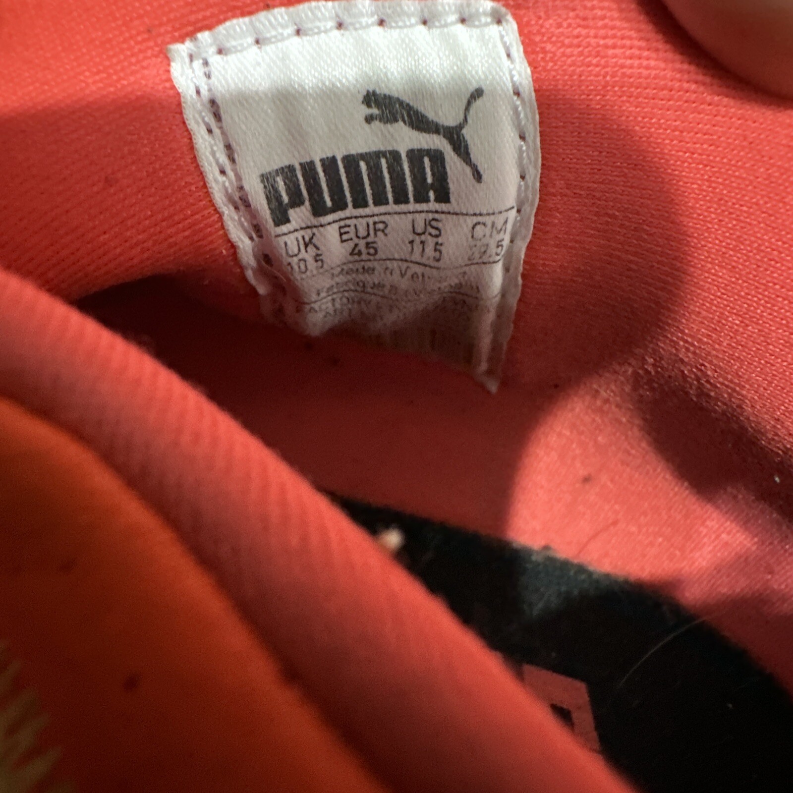 PUMA 365 Netfit CT Soccer Sneakers Fizzy Yellow-red Blast-Puma Black Men’s 11.5 thumbnail 12