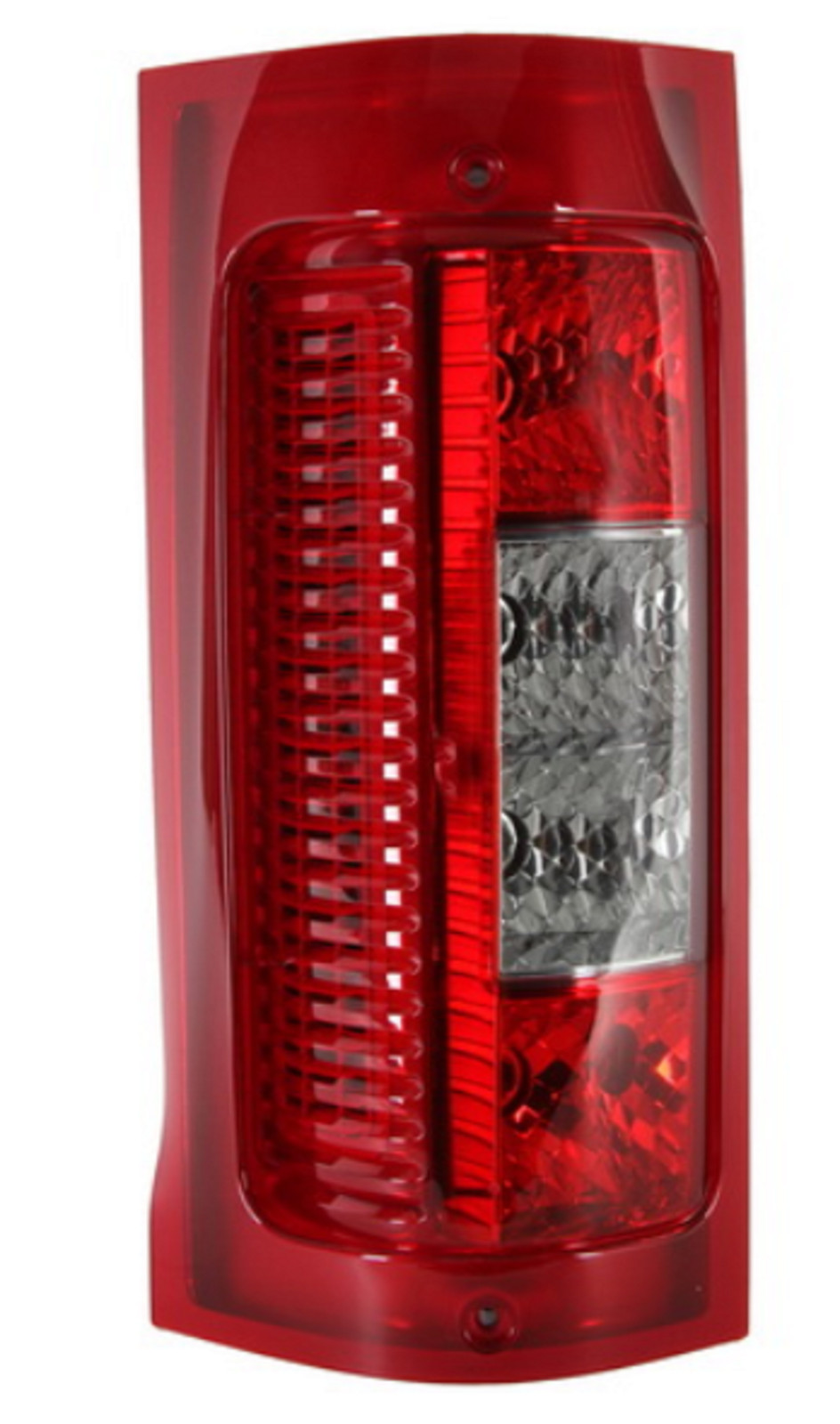 Feu optique arrière gauche Peugeot Boxer 2002-2006 plastique rouge et blanc - 3