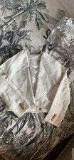 Charlotte London White Gold Royal Jacket Uk 10