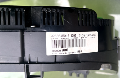 gaΛu Lamborghini Gallardo Superleggera - Instrument Cluster - P/N