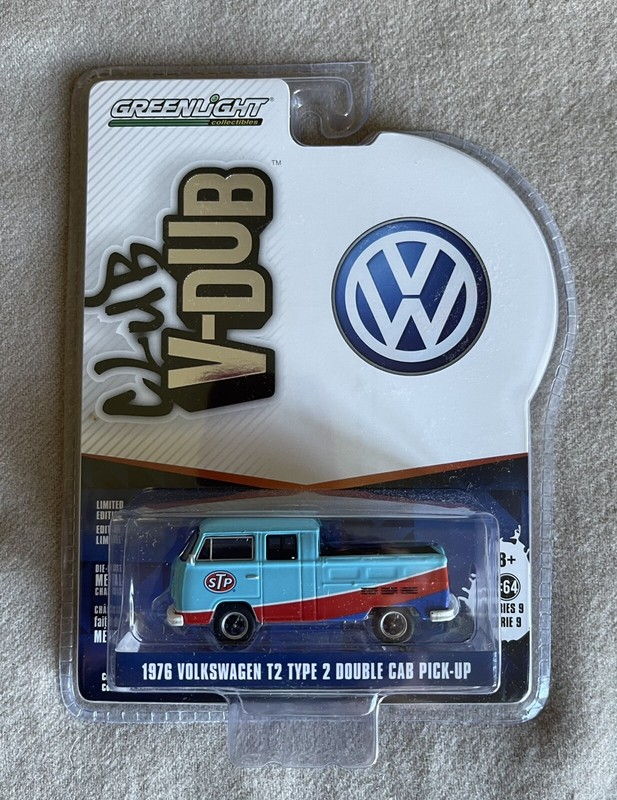 Greenlight Club V-DUB 1976 VW Volkswagen T2 Type 2 Pick-Up 1:64 New Limited Ed.