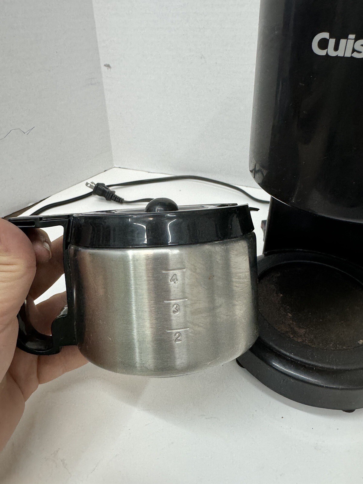 Cuisinart 4Cup Coffee Maker Model DCC450BK Tested, Works eBay