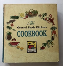 VINTAGE. THE GENERAL FOODS KITCHENS COOKBOOK 1st PRINTING ~ 1959
