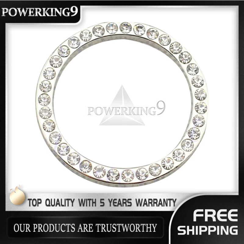 For Car Engine Start Stop Ignition Push Button Ring Cover Trim Silver Parts - Изображение 2 из 4