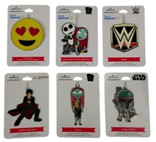 Hallmark Ornament Lot of 6 Ornaments - Kids Gift Set - Flat Metal