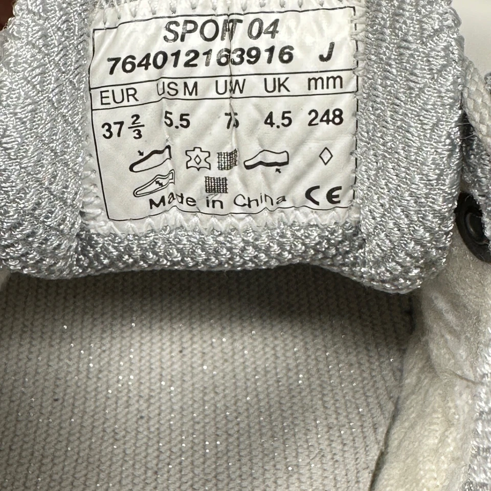 MBT Sport 04 Para Mujer Gris Zapatos Rocker Tonificación Caminar Tenis Talla 5.5 Foto 3 de 4