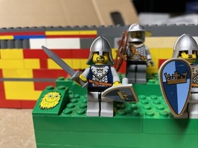 LEGO Castle Fantasy Era Minifigure Guard Lot Army Builder With Weapons & Shields