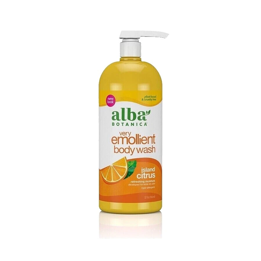 Alba Botanica Citrus Scent Gel Body Washes & Shower Gels