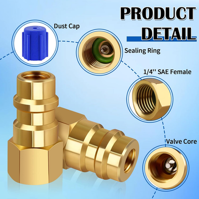 #ad #ad R12 to R134a Adapter High amp; Low Pressure R12 to R134a Conversion Kit Brass ... $19.45