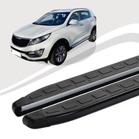 Trittbretter Passend FüR Kia Sportage Ab Baujahr 2015 - 2021 Dolu Schwarz Mit Mi