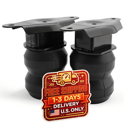 Rear Bump Stop Air Helper Springs 2017-2024 Ford F250 Super Duty 1Pair FR250SDJ