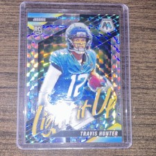 Panini Mosaic 2025 Light It Up Prizm Rookie Travis Hunter #15 Jaguars NFL
