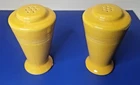 Vintage Homer Laughlin Early Harlequin Yellow  Art Deco Salt & Pepper Shakers