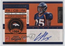 2011 Playoff Contenders Rookie Ticket Chris Harris Jr #192 Auto 02ye
