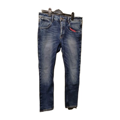 Jeans Freesoul Freesoul Alfa Pocket Slim Jeans Blue Distressed