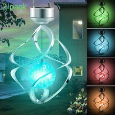 Solar Lights Outdoor-Yard Decoration Wind Chimes Led Colour Changing Hanging ...