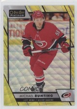 2023-24 O-Pee-Chee Platinum Neon Yellow Surge Michael Bunting #16 0hk3