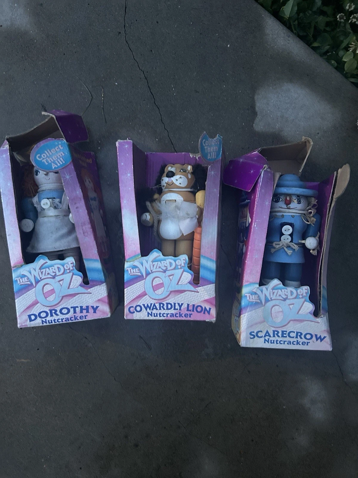 Wizard of Oz nutcrackers by Kurt Adler Set Of 3