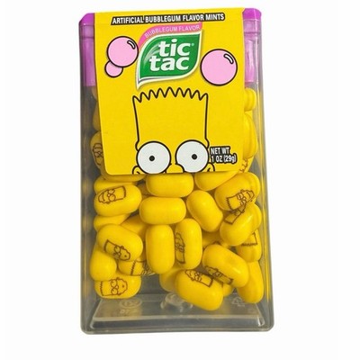tic-tac様まとめ　サティバ、18 TIC TAC Limited Edition BART SIMPSON 2018 Bubblegum Flavor Mints