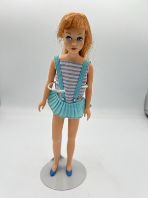Vintage Barbie Skipper Doll TNT Redhead Japan Bend Leg Original Swimsuit As Is