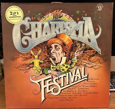 CHARISMA FESTIVAL v/a 2-LP German Import GENESIS Peter Gabriel HAWKWIND Brand X