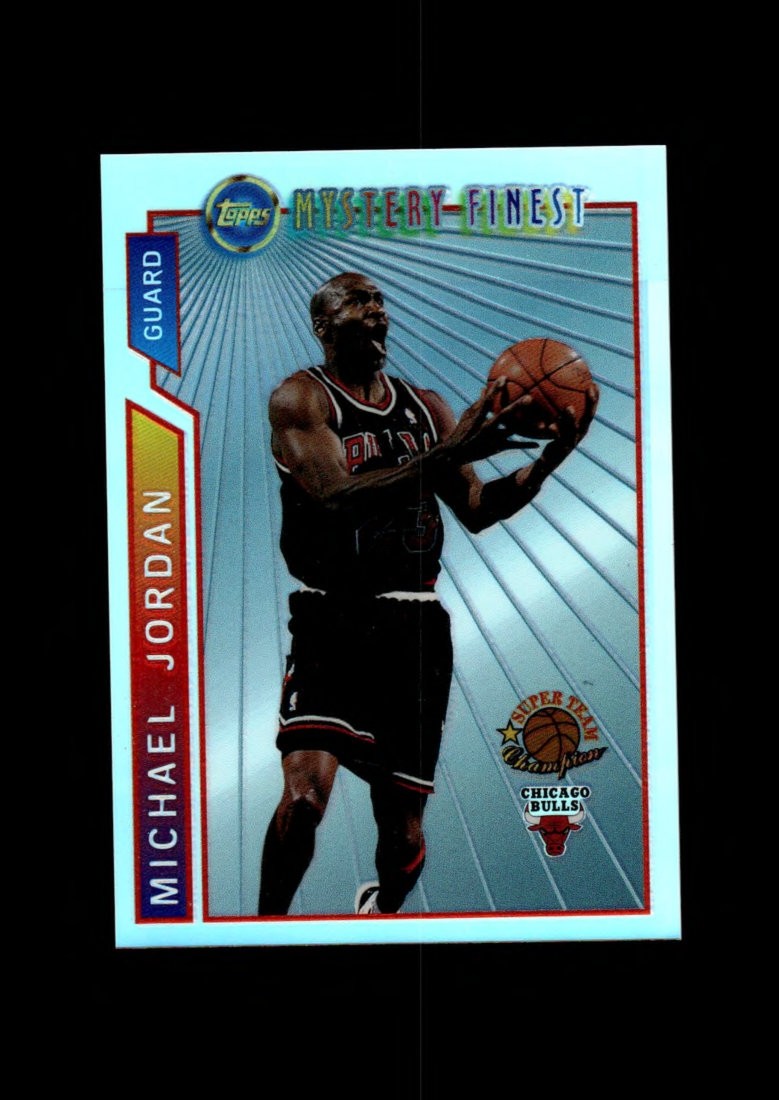 1996 Topps: #M14 Michael Jordan Mystery Finest Refractor EX-EXMINT
