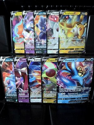 Pokemon Card Lot 10x ULTRA V HOLOS OFFICIAL TCG NM RANDOMIZED Sword And Shield