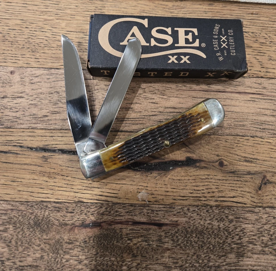 Case XX Trapper Antiguo Roger's Corn Cob Mango Planificado Foto 2 de 4