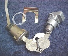 Nos Trunk Glove Lock Set With Keys Mopar Chrysler 1965