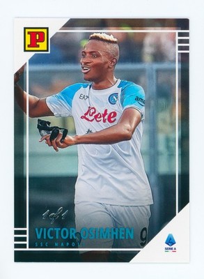 2022-23 Victor Osimhen Panini Chronicles Serie A Platinum SSC Napoli Card 1/1