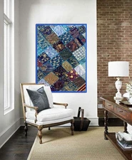 Wall Hanging Bead Patchwork Cotton Home Decorative Christmas Gift Art Tapestry