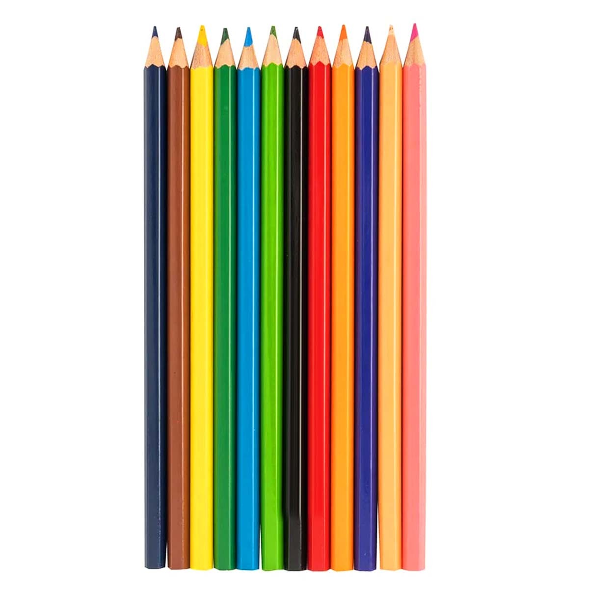Lot matites colorate Topwrite crayons couleur multicolores et taille-crayon