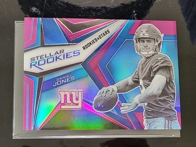 2019 Panini Rookies & Stars Stellar Rookies purple Daniel Jones /35 Colts READ