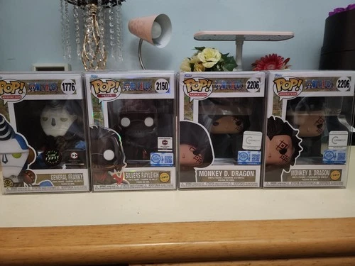 Funko Pop! Animation One Piece Chase Limited Edition Franky, Rayleigh, Dragon