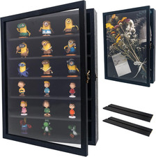 Shadow Box Frame with Removable Shelves, Black 12X16 Deep Memory Box Display