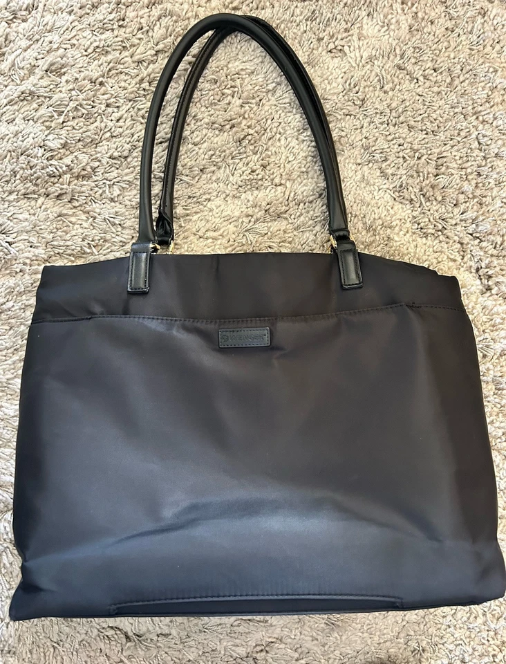 WENGER NEGRO Mujer PORTÁTIL/Maletín Bolso de Hombro Estilo Cartera Foto 2 de 4